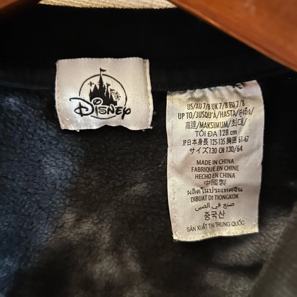 Disney Kids Black Tie-Dye Minnie Mouse 2024 Sweatshirt size 7/8